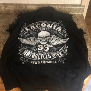 Size large Laconia Bike Week cut off